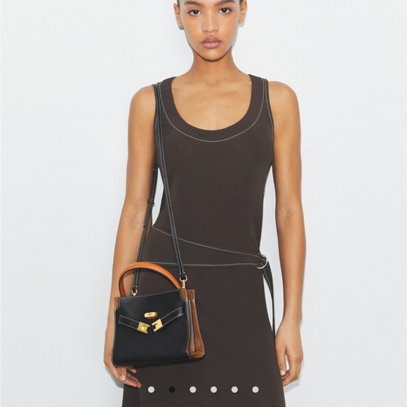 EUC Tory Burch Petite Lee Radziwill Double Bag - Picture 9 of 11